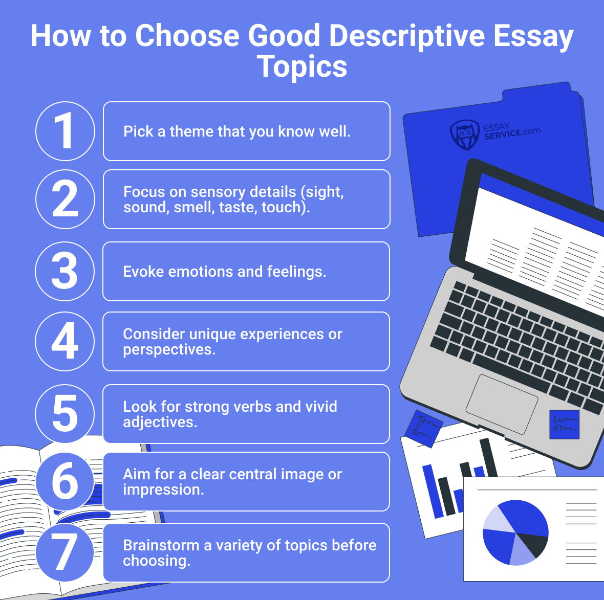 how to choose descriptive essay topics